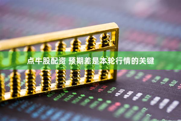 点牛股配资 预期差是本轮行情的关键