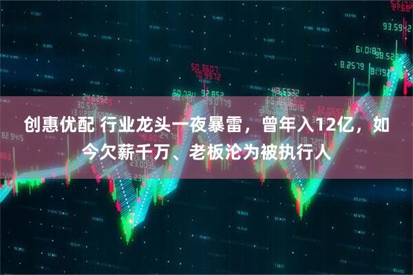 创惠优配 行业龙头一夜暴雷，曾年入12亿，如今欠薪千万、老板沦为被执行人