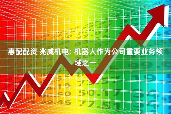 惠配配资 兆威机电: 机器人作为公司重要业务领域之一